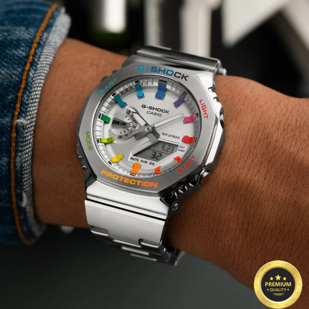 SLM8425-RS81 Spectrum Steel Elite – Premium Analog-Digital Sports Watch