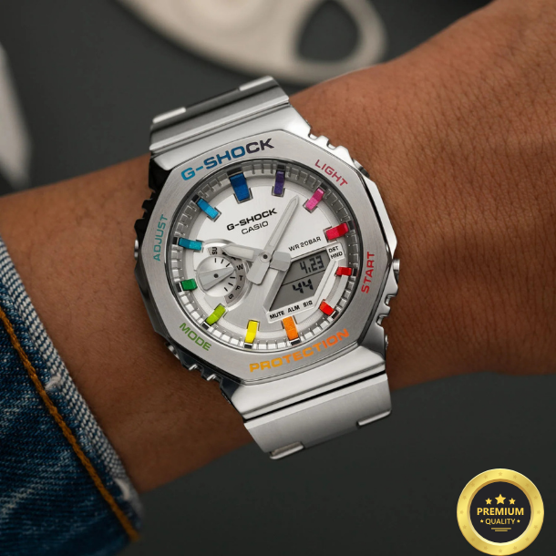 SLM8425-RS81 Spectrum Steel Elite – Premium Analog-Digital Sports Watch