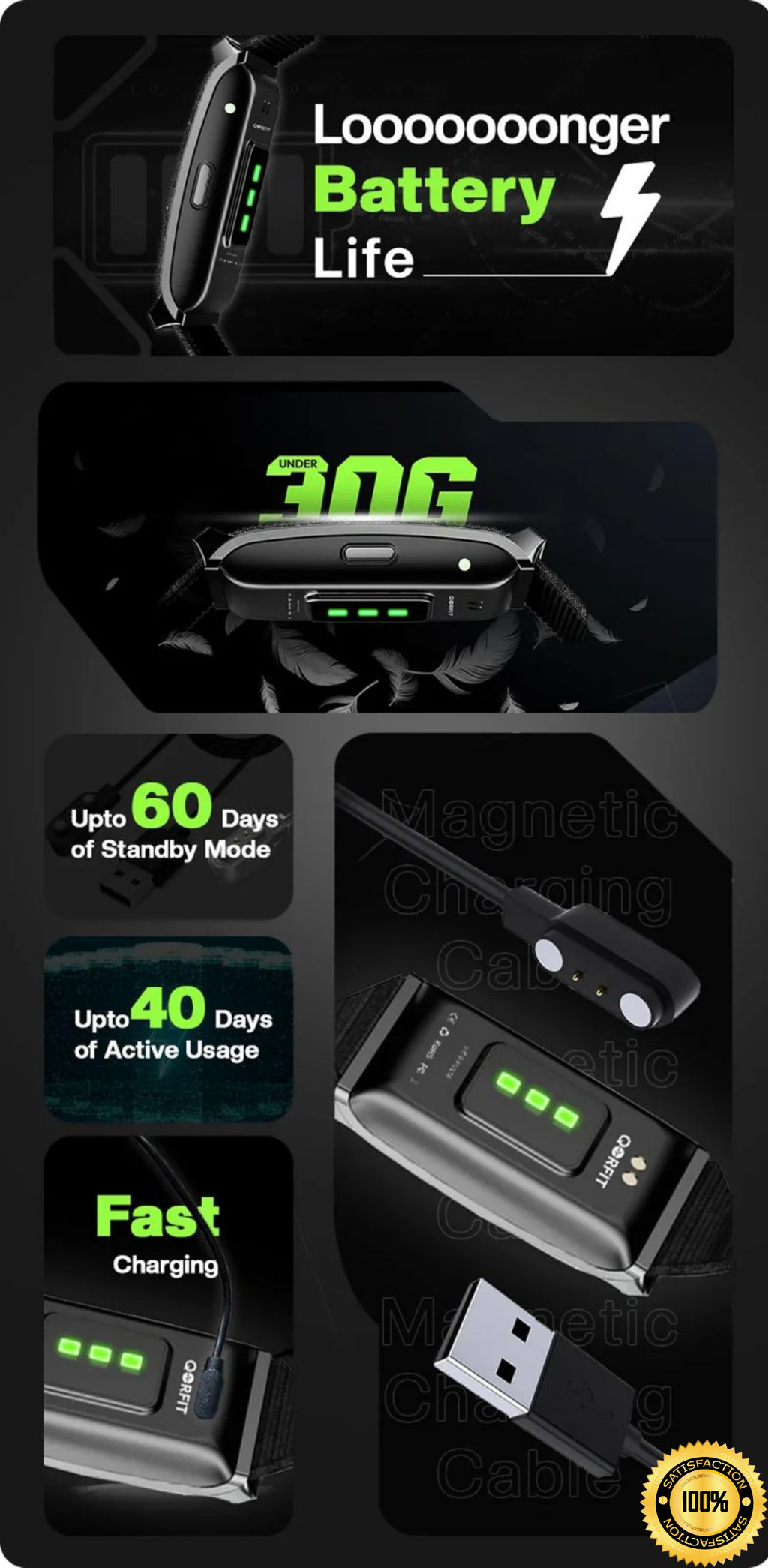 G-50 Casio Advanced Smart Fitness golden & black Band