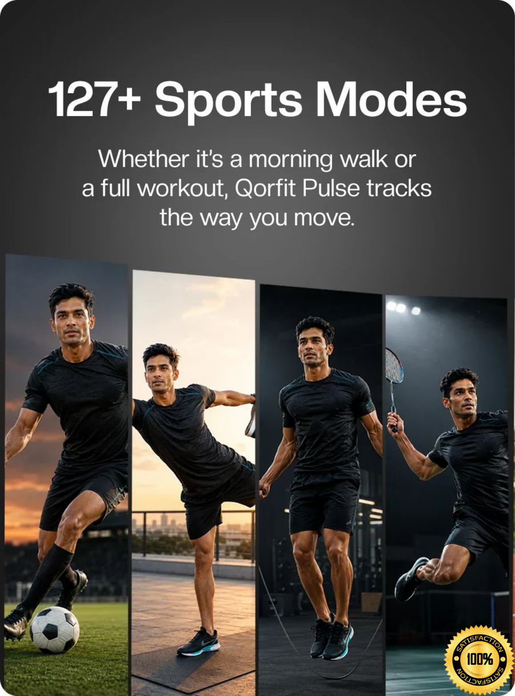 G-58 Advanced Smart Display  Fitness  Band  Black