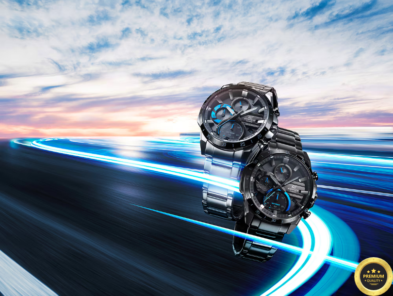 ECD3812-BL94 Solar Titan X – Premium Solar-Powered Chronograph Watch