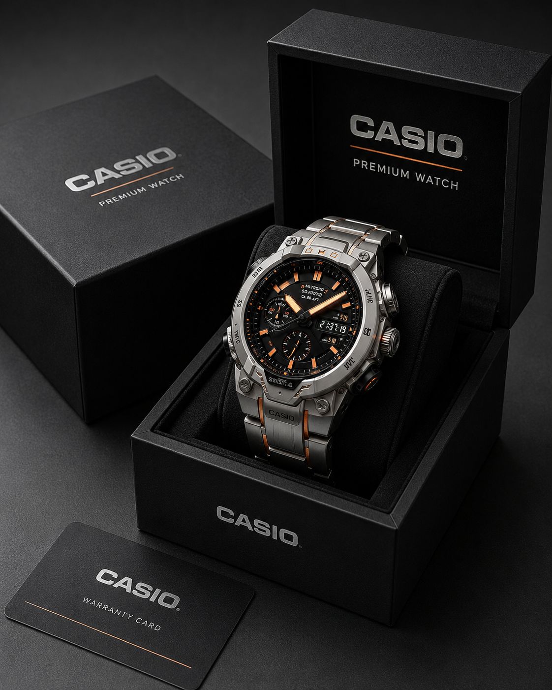 The ECD3354-ST92 Titanium Horizon X Watch
