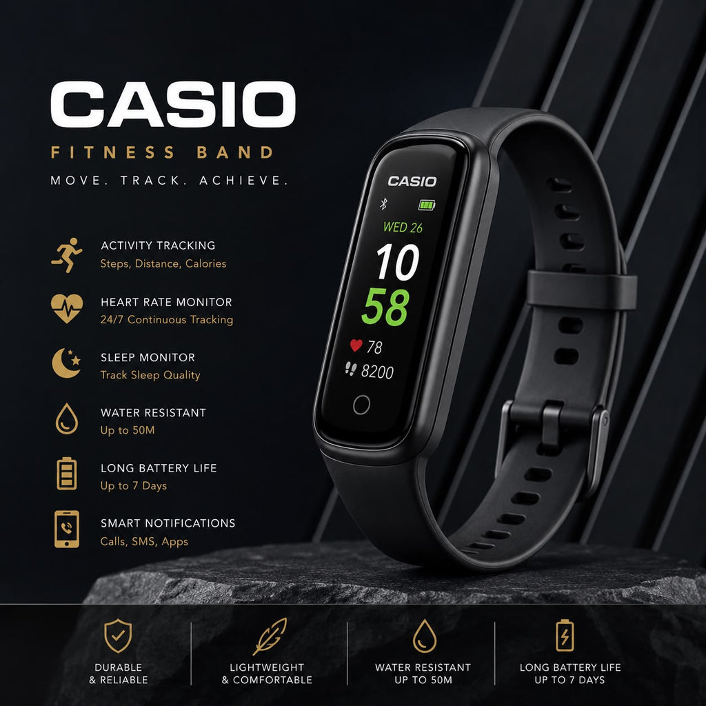 G-58 Advanced Smart Display  Fitness  Band  Black
