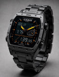 ECD3726-BK99  Obsidian Commander X – Premium Analog-Digital Executive Watch