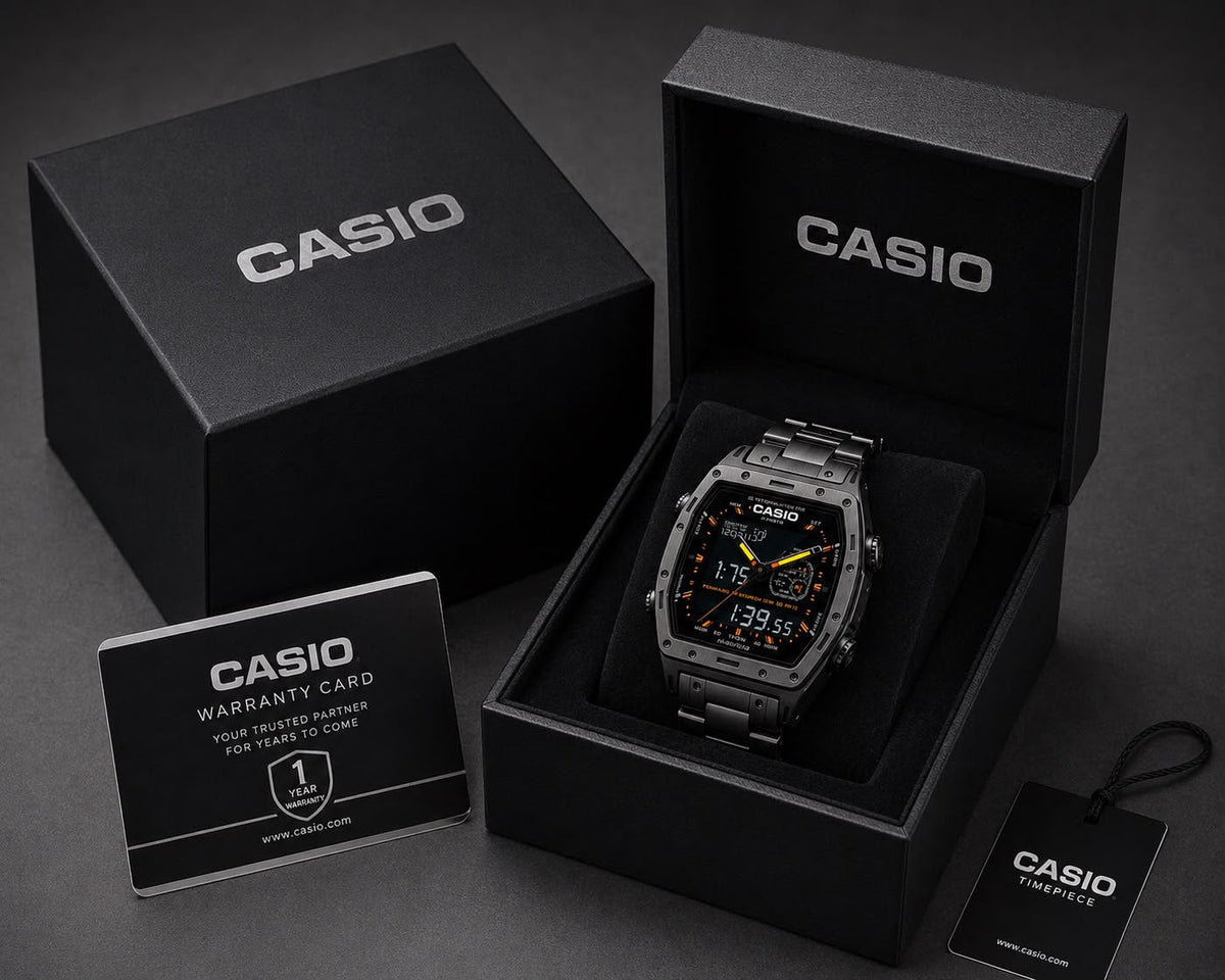 ECD3726-BK99  Obsidian Commander X – Premium Analog-Digital Executive Watch