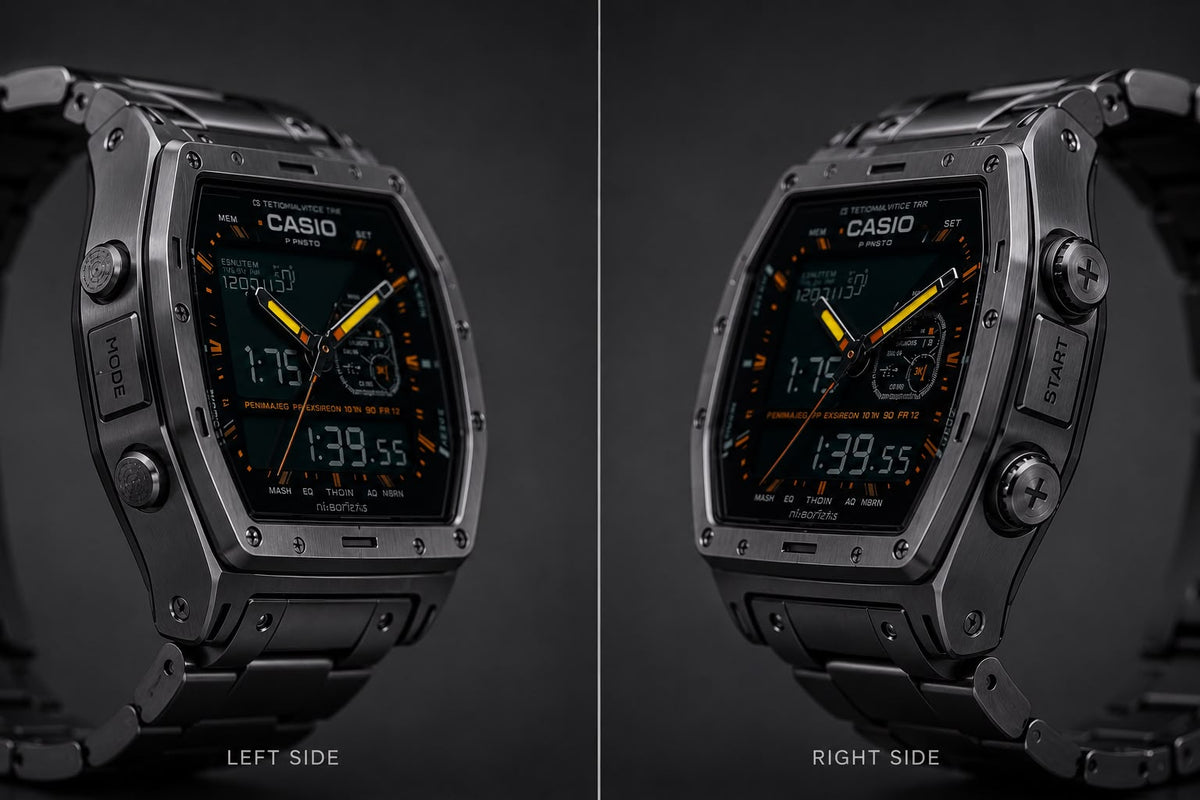 ECD3726-BK99  Obsidian Commander X – Premium Analog-Digital Executive Watch